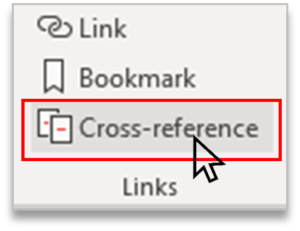 Cross-reference in Caption Group