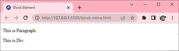 What is Block Element