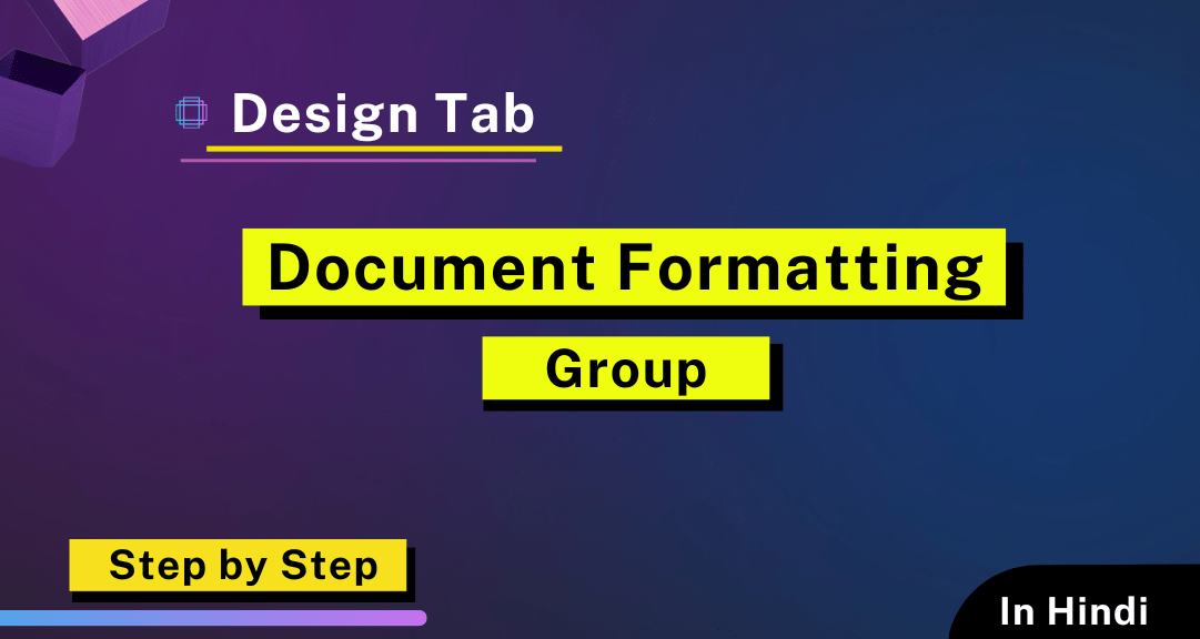 Document Formatting Group