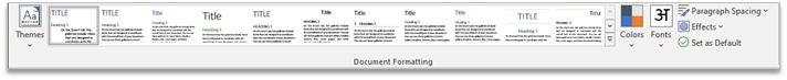 Document Formatting Group