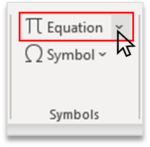 Symbol Group in MS Word