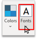 Fonts Group in MS Word