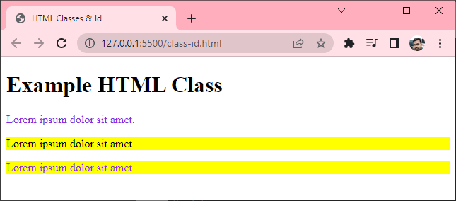 What is HTML Class Attribute