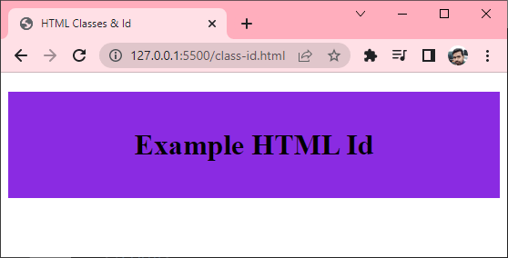 what is HTML Id Attribute