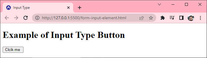 Input Button Type