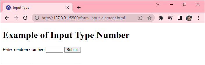 Input Number Type