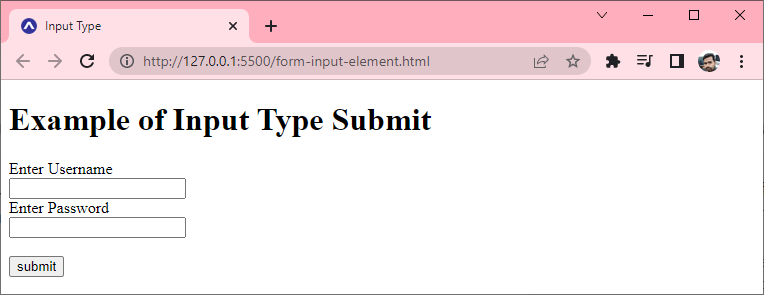 input submit type