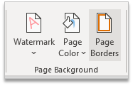 Page Border in MS Word