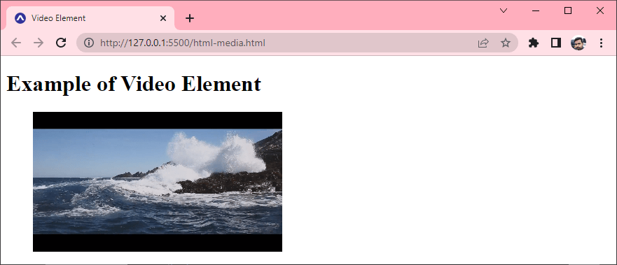 HTML Video Tag
