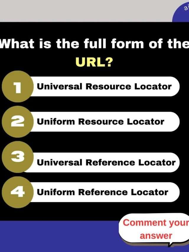 what is the full from of URL?