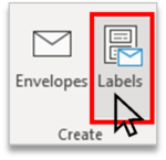 Labels in Create Group