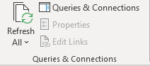 Connections in Data Tab