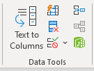 Data Tools in Data Tab