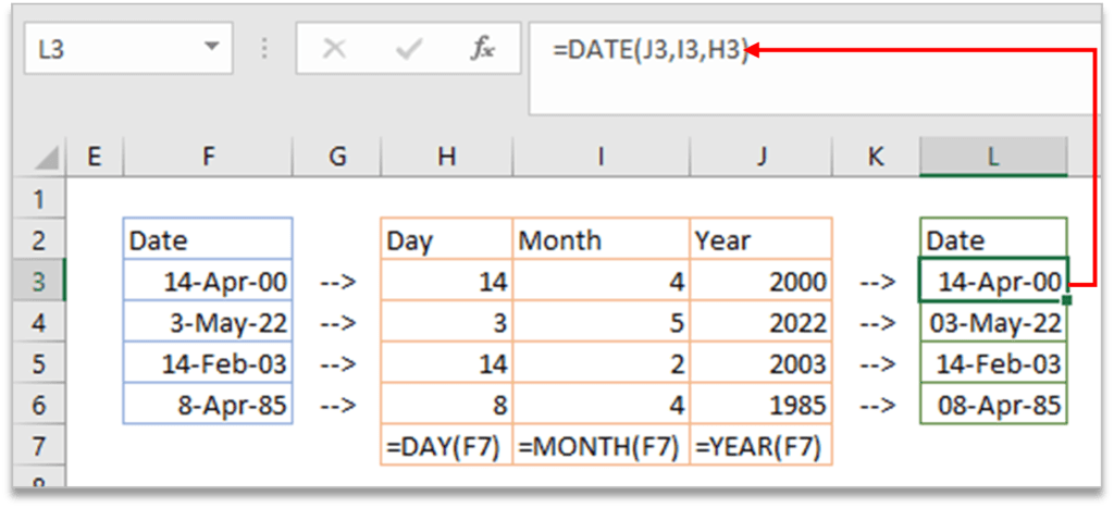 Date Formula in Excel