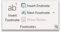 Footnote Group