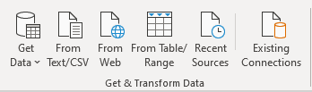 Get External Data in Data Tab