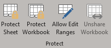 Protect in Review Tab