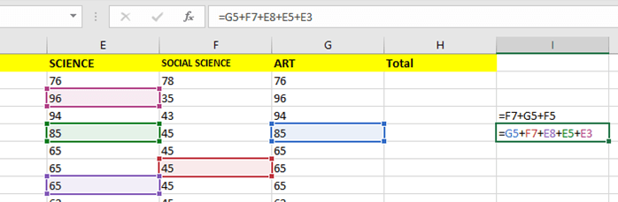 Show Formulas in Formulas Tab