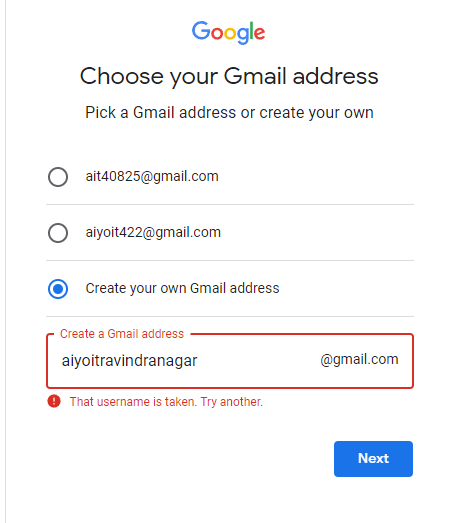 Gmail Account