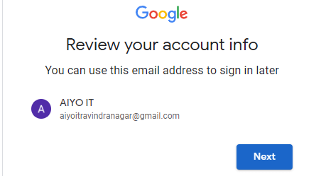 Gmail Account